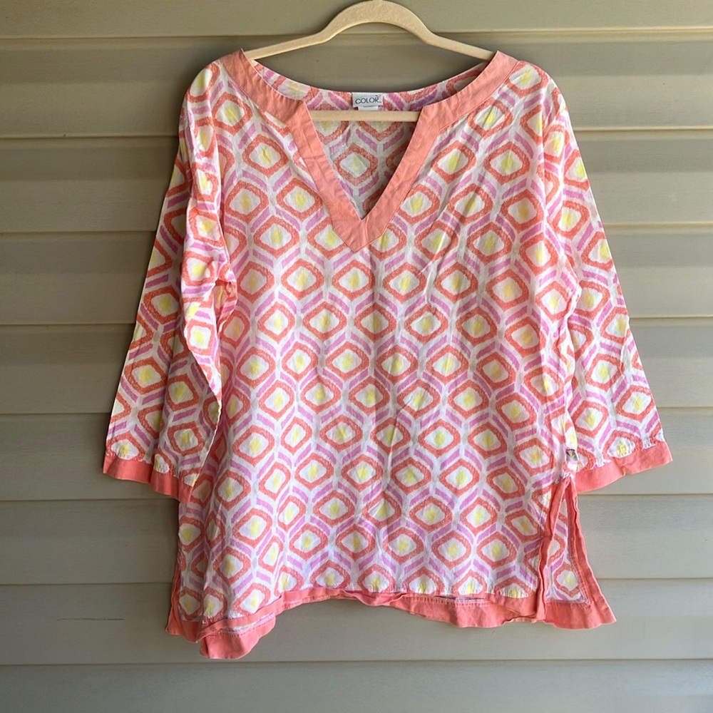 3/4 sleeve top All for Color size L/XL